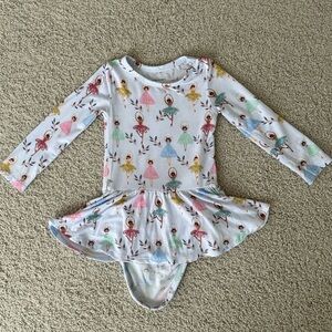 Posh Peanut Noel Bodysuit Twirl (12-18m)